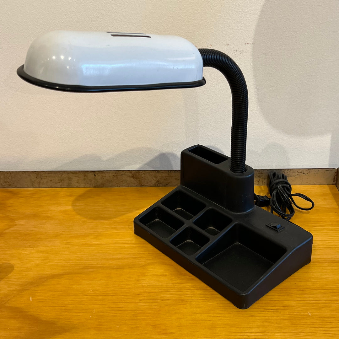 1980s Organizer Desk Lamp (White)