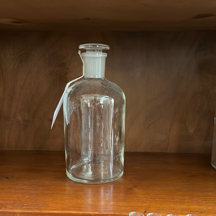 Clear Glass Laboratory Specimen Jar