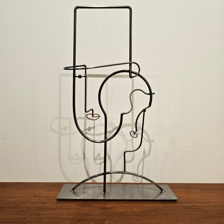 C. Jere Table Top Sculpture (signed, 1997)