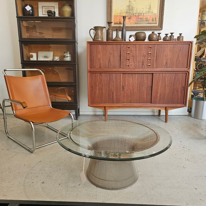 Warren Platner for Knoll Coffee Table – 36” Glass Top