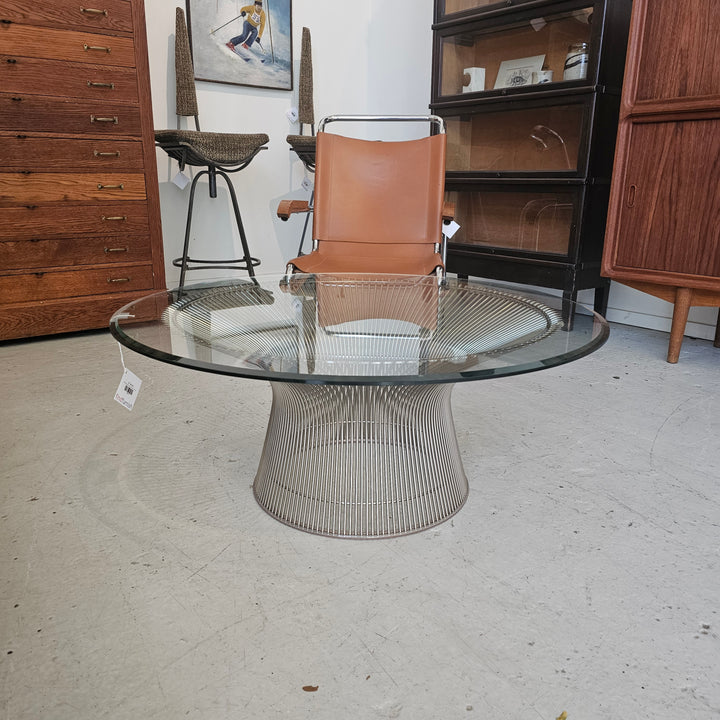 Warren Platner for Knoll Coffee Table – 36” Glass Top