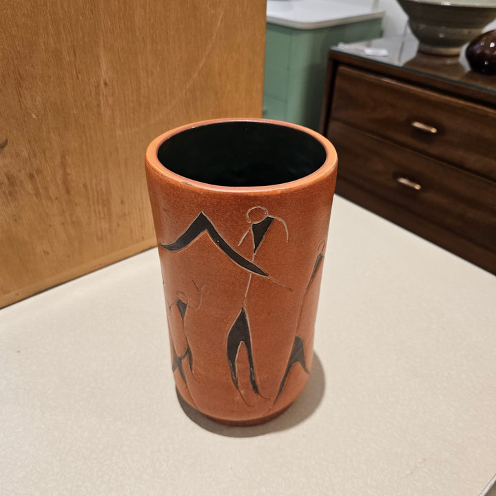 MCM Abstract Figural Vase