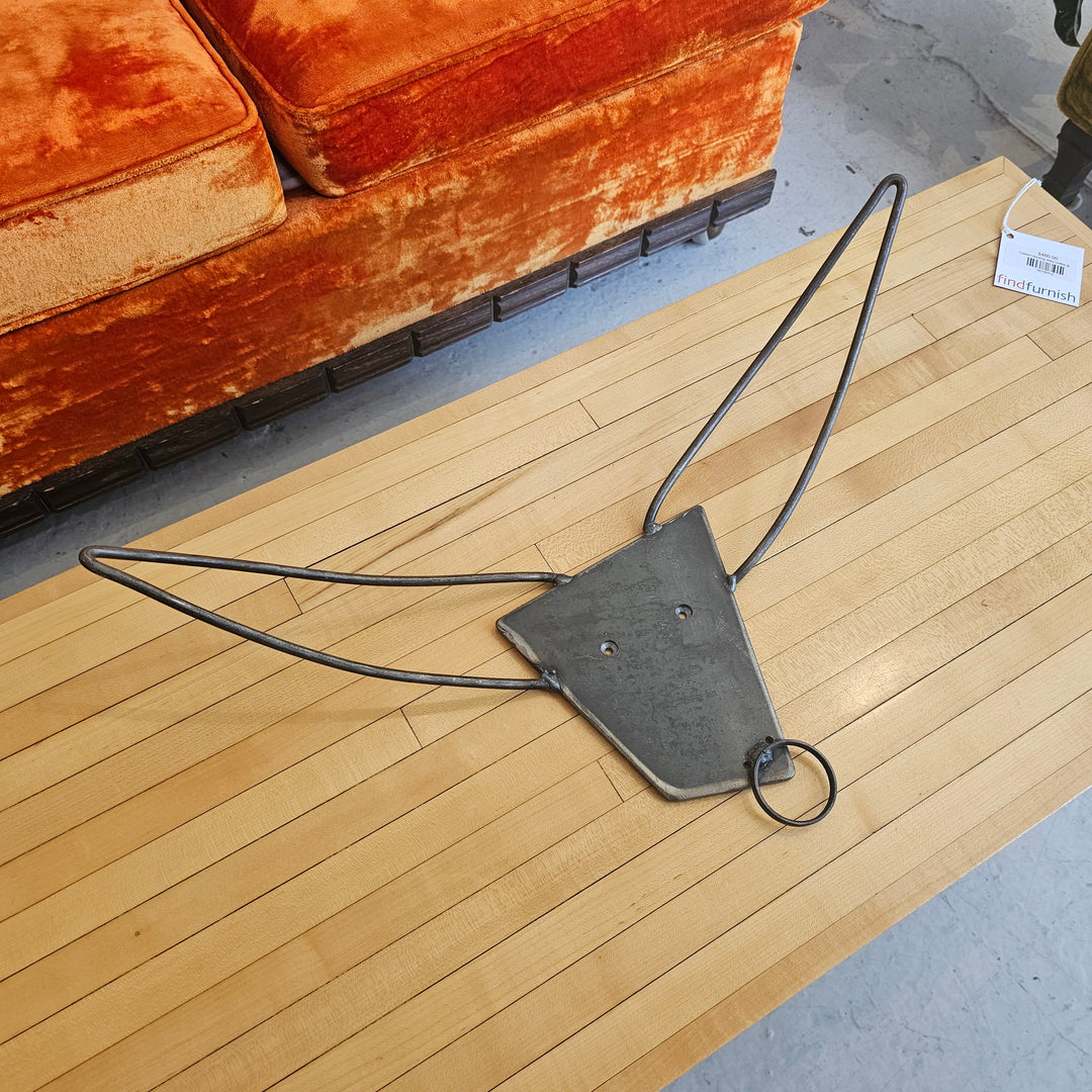 Iron Longhorn Bull Coat Rack
