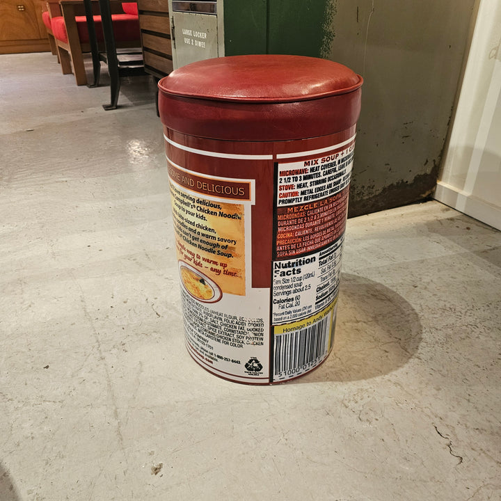 Andy Warhol Inspired Campbells Stool