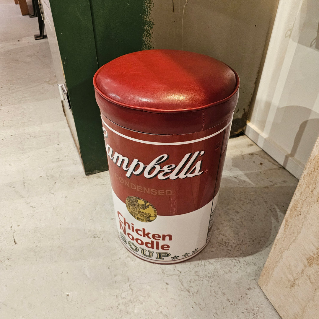 Andy Warhol Inspired Campbells Stool