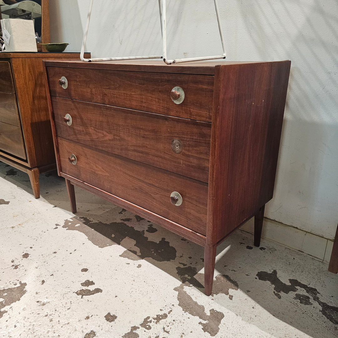 Mid Century Founders Walnut Dresser (as-found)