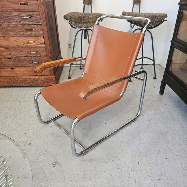 Cantilever Lounge Chair in the Style of Marcel Breuer for Thonet, Model B35
