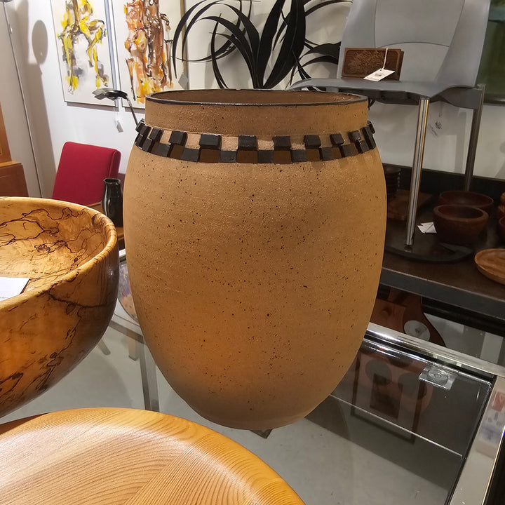 Signed Pottery Vase