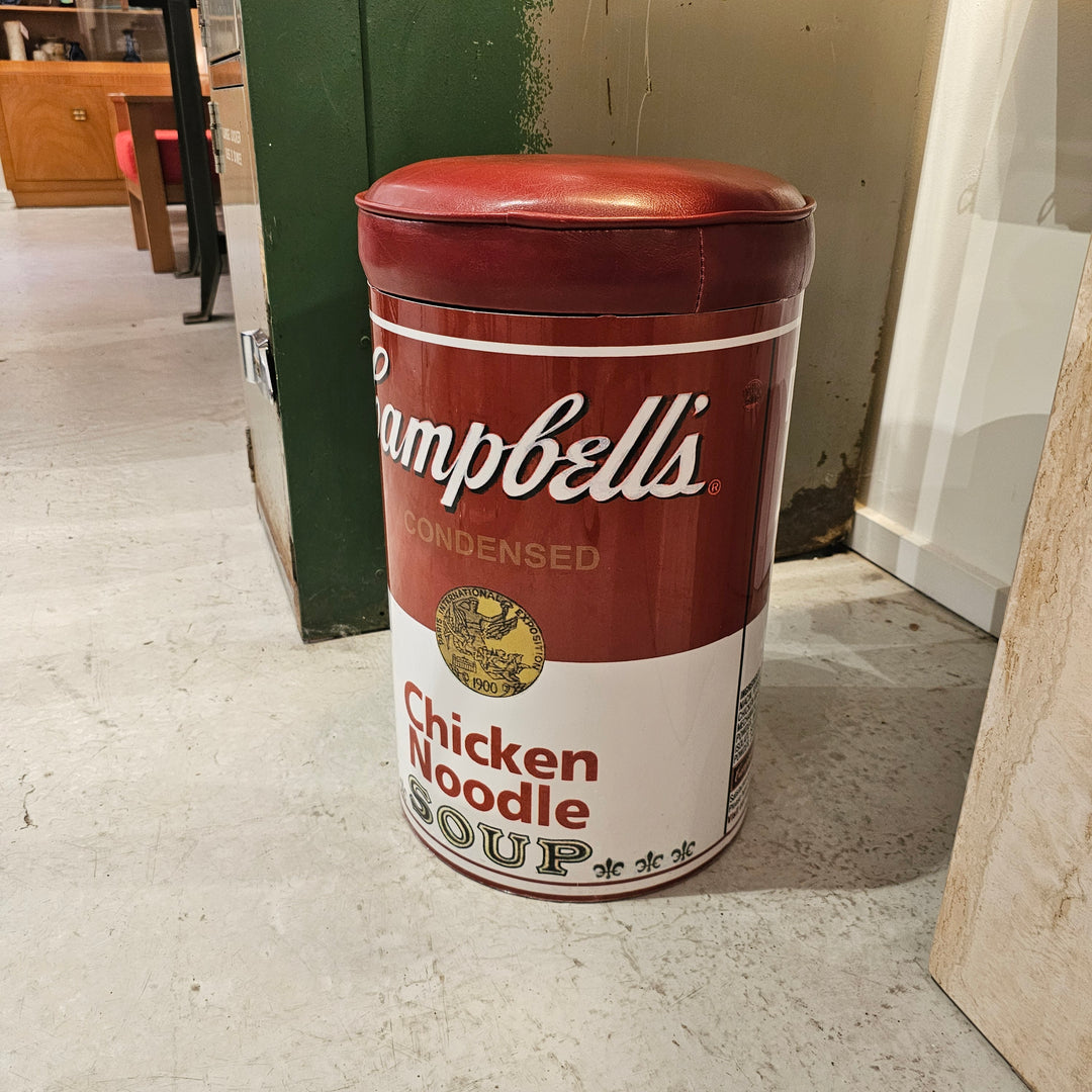 Andy Warhol Inspired Campbells Stool