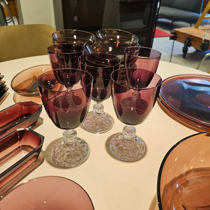 Hazel-Atlas Moroccan Glass - Amethyst Collection