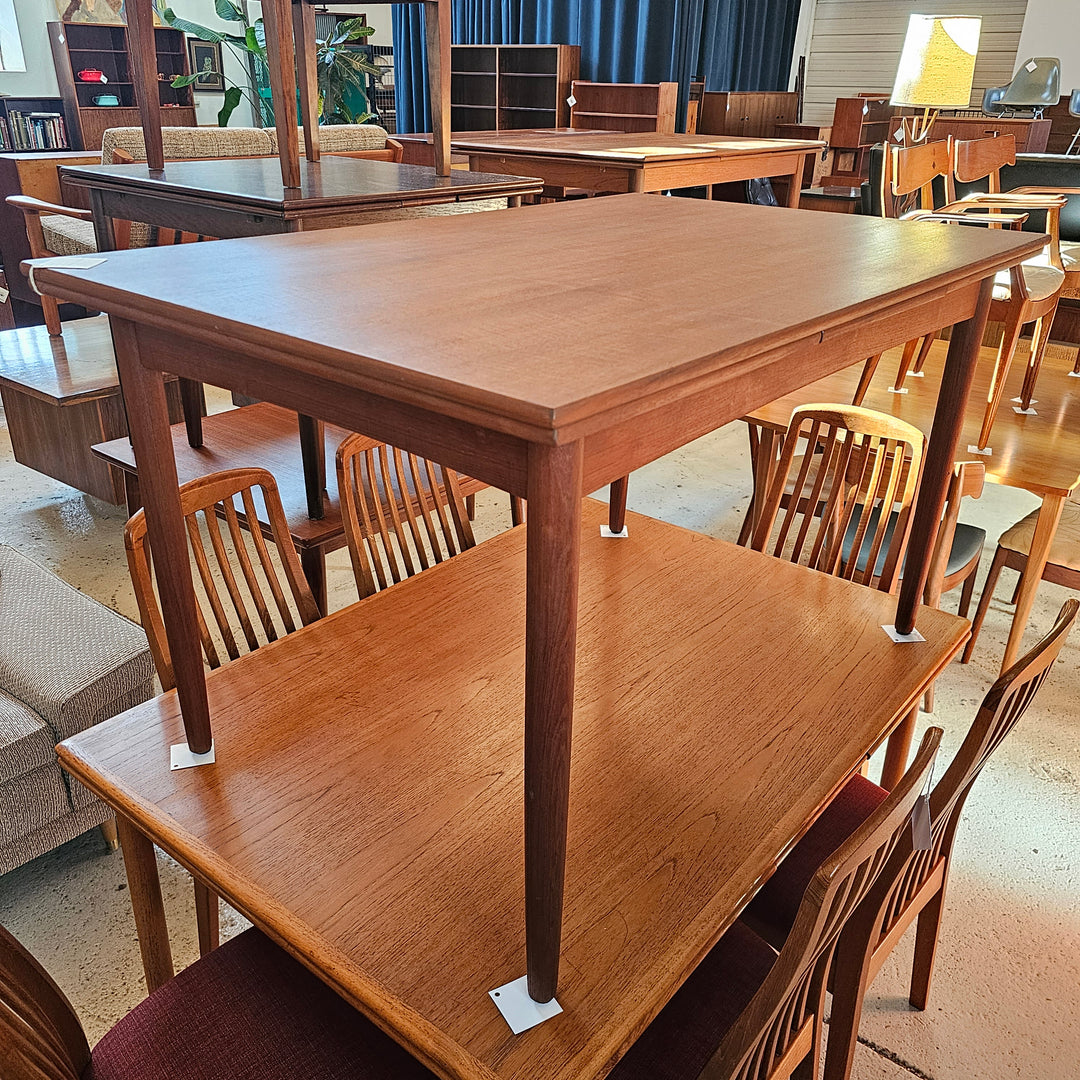 Expandable Danish Teak Dining Table