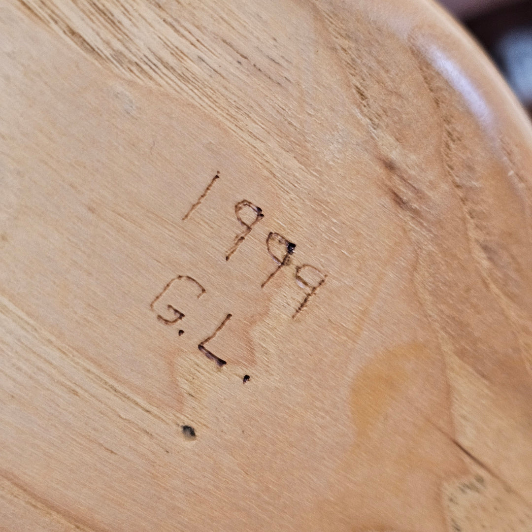 Patchwork Wood Bowl - Signed