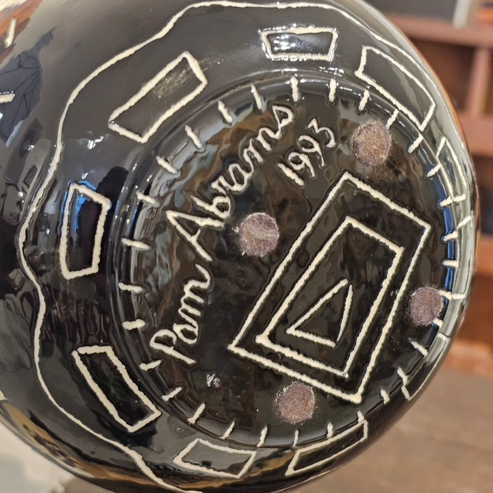 Pam Abrams Black & White Vase