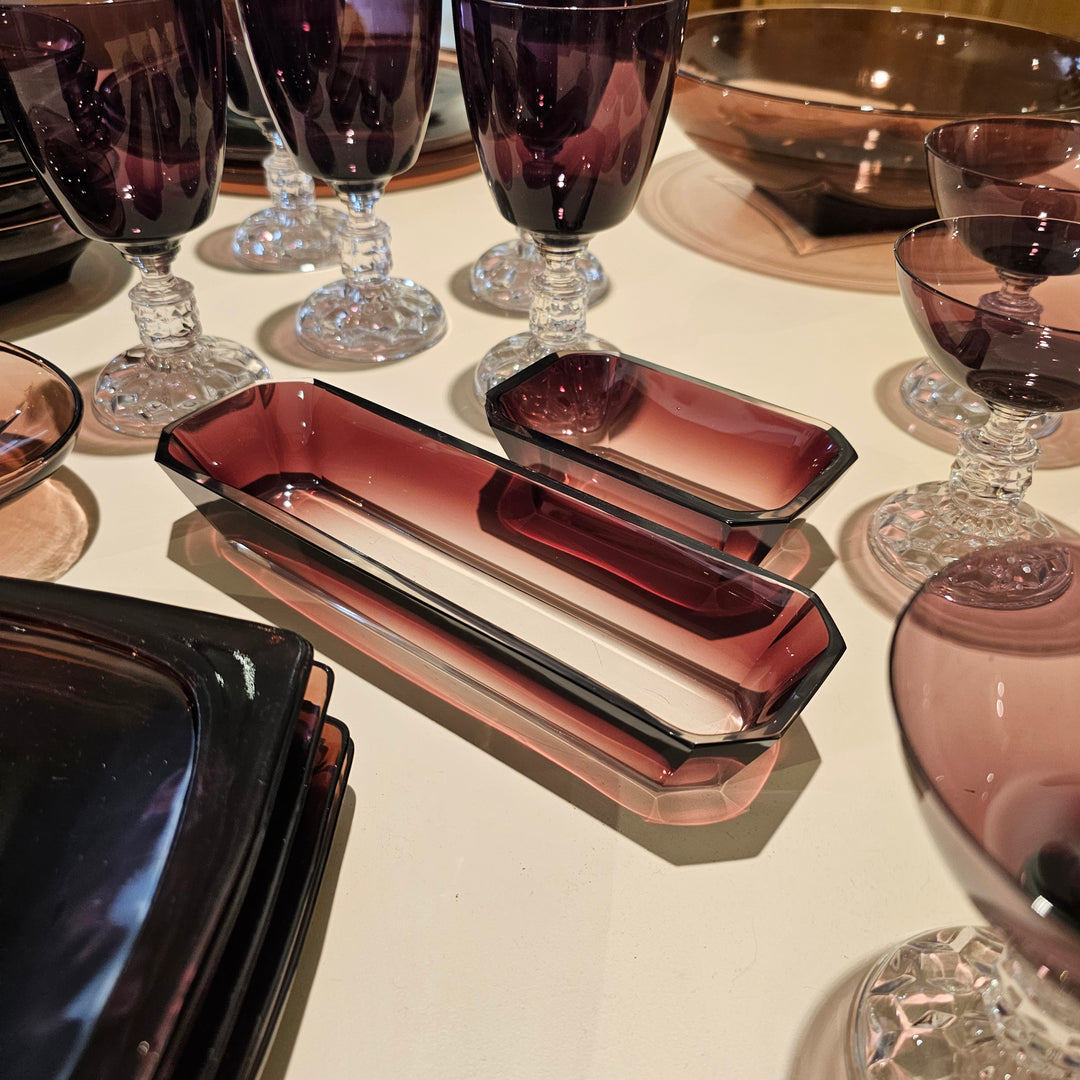 Hazel-Atlas Moroccan Glass - Amethyst Collection