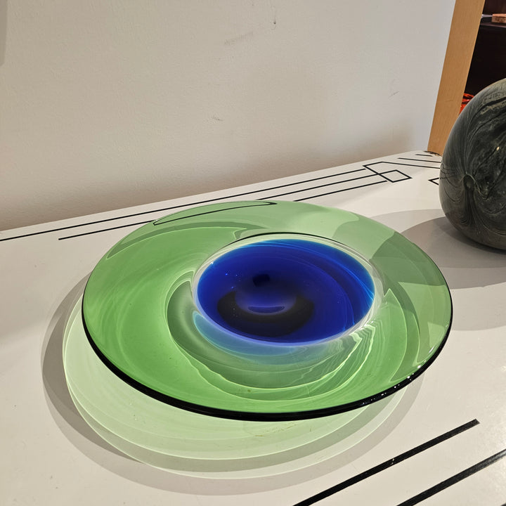 Beranek Glass Bowl by Ladislav Palecek, 1970s