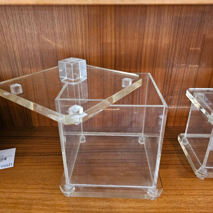 Lucite Storage Container