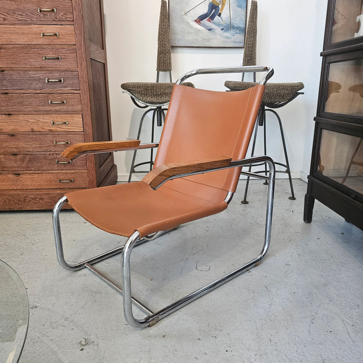 Cantilever Lounge Chair in the Style of Marcel Breuer for Thonet, Model B35