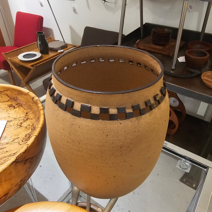 Signed Pottery Vase