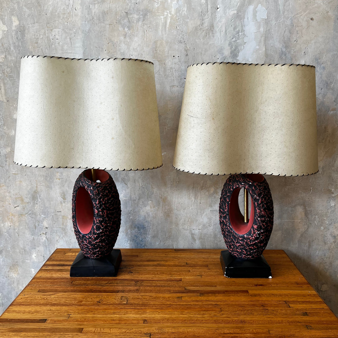 Vintage Sculptureline “Middleman” Table Lamps