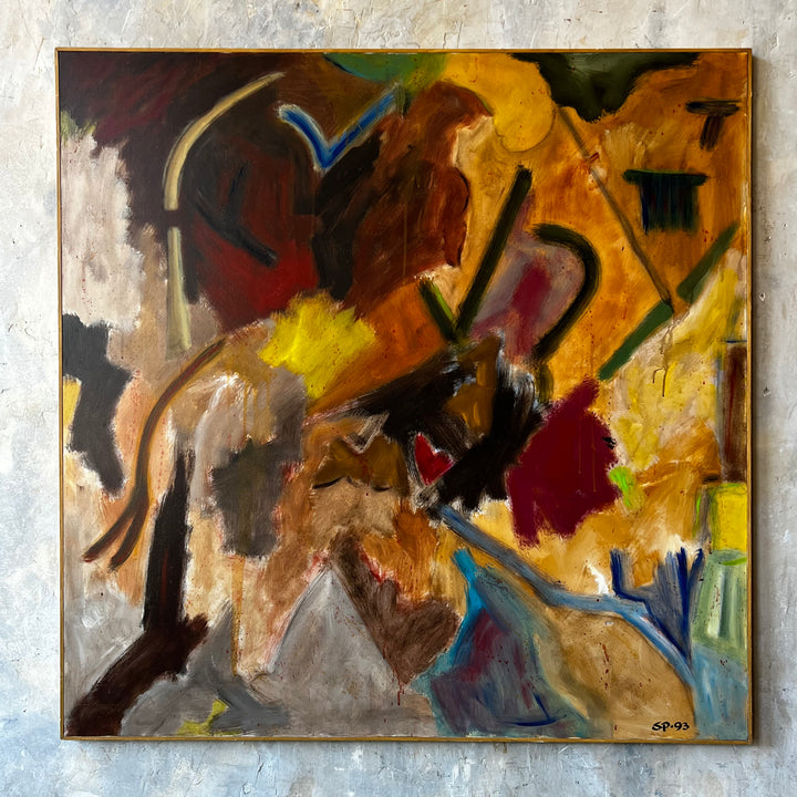 Abstract painting by Svend Paulsen