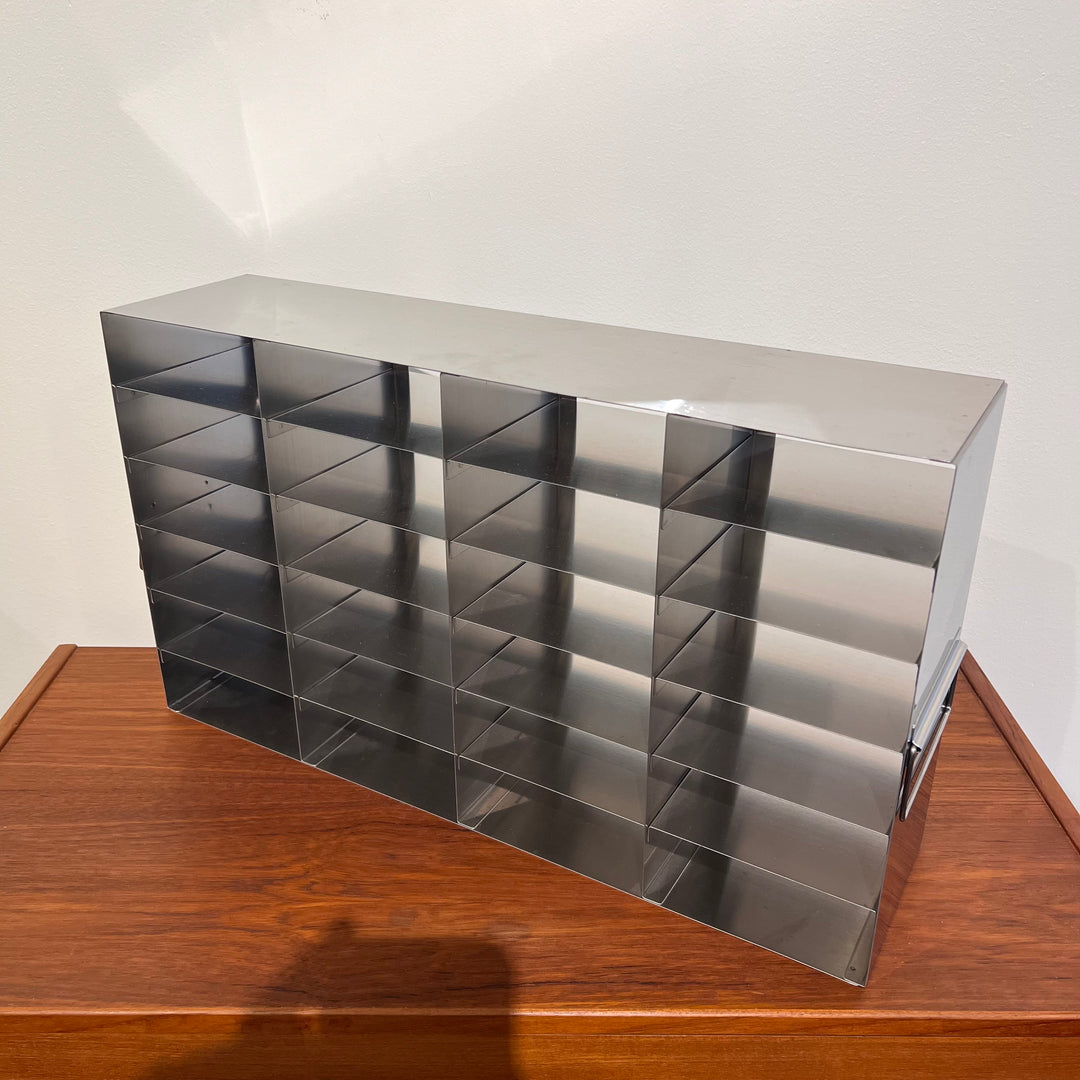 24-Slot Stainless Autoclave CD Rack